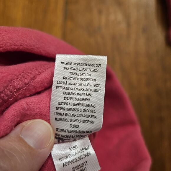 JOHN DEERE Tractor Hearts Pink Fleece Hat Beanie & Gloves Set Toddler One Size - Picture 4 of 4